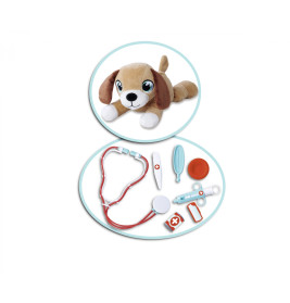 Simba Toys Tierarztkoffer für Kinder – Spiel Doktor Set mit Plüschhund & Zubehör | Geschenkidee