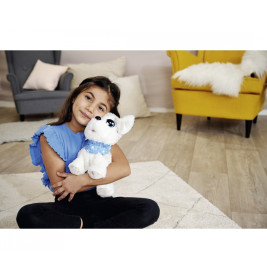 ChiChi LOVE Happy Husky sprachgesteuert – Interaktiver Plüschhund mit 12 Befehlen für Kinder ab 3 Jahren