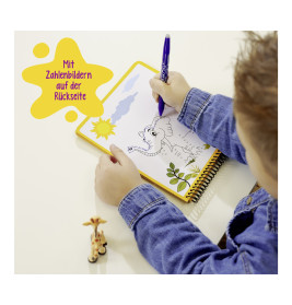 Simba Water Pen Safari Malbuch – Magisch Malen ohne Kleckern (Wiederverwendbar)