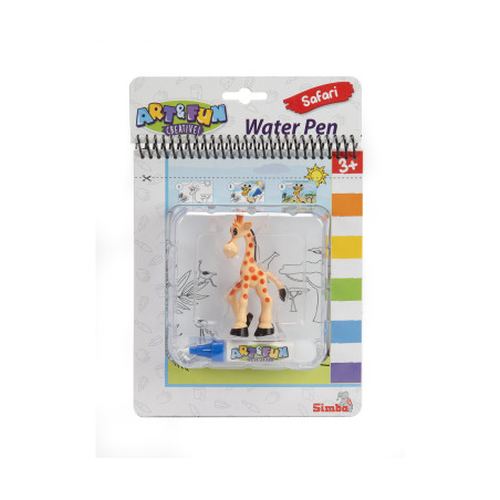 Simba Water Pen Safari Malbuch – Magisch Malen ohne Kleckern (Wiederverwendbar)