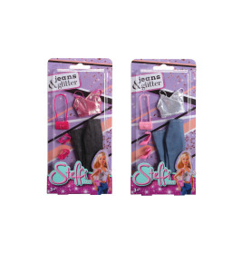 Simba SL Jeans & Glitter Fashion Set – Puppenkleidung für 29cm Ankleidepuppen