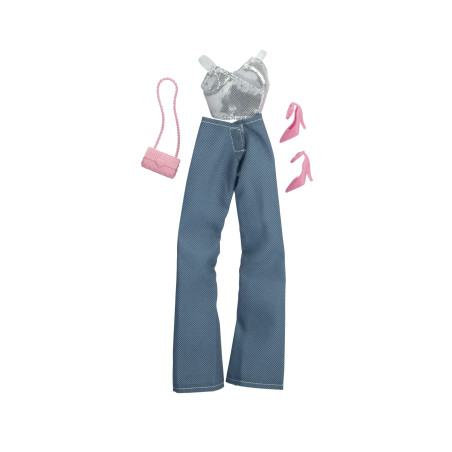Simba SL Jeans & Glitter Fashion Set – Puppenkleidung für 29cm Ankleidepuppen