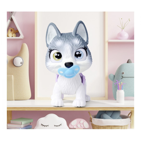 Pamper Petz Husky Welpe zum Adopteren – Interaktiv mit Windel-Farbwechsel & Überraschungen