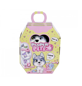 Pamper Petz Husky Welpe zum Adopteren – Interaktiv mit Windel-Farbwechsel & Überraschungen