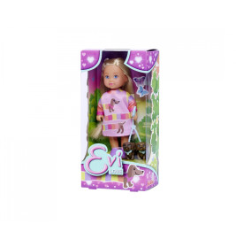 Simba Evi LOVE Puppe mit zwei Dackeln – 'EL Dooogs' Spielset | Rollenspiel & Tierpflege | Für Puppenfans ab 3 Jahre