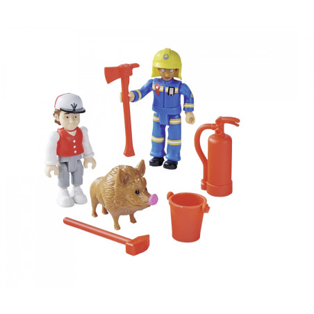 Feuerwehrmann Sam Figuren Doppelpack – 2 Charaktere & Zubehör