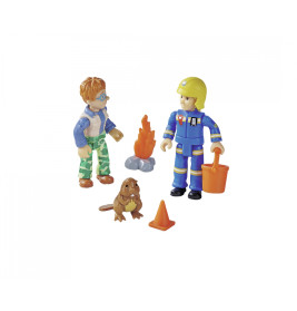 Feuerwehrmann Sam Figuren Doppelpack – 2 Charaktere & Zubehör