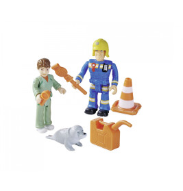 Feuerwehrmann Sam Figuren Doppelpack – 2 Charaktere & Zubehör