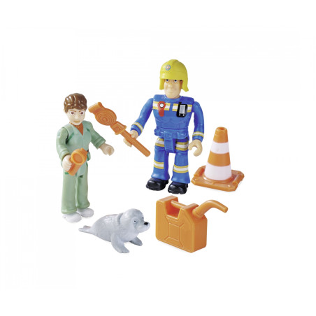 Feuerwehrmann Sam Figuren Doppelpack – 2 Charaktere & Zubehör