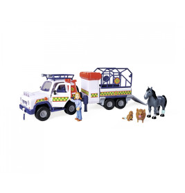 Feuerwehrmann Sam Tierambulanz Set mit Lizzie und Zubehör | Simba Toys