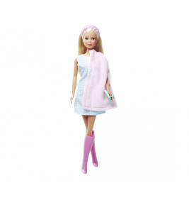 Steffi Love Puppe: Cape Fashion mit Plüsch-Cape und Accessoires