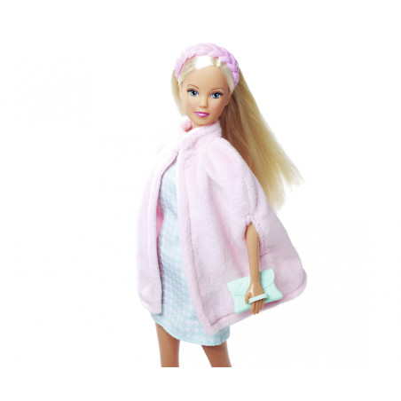 Steffi Love Puppe: Cape Fashion mit Plüsch-Cape und Accessoires