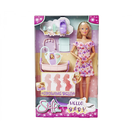 Steffi Love Hello Baby Puppe – Schwangerschaft & Babyglück erleben