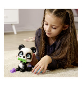 Pamper Petz Panda Baby Figur – Trink- & Nässfunktion, Magische Pfote – Simba Toys