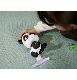 Pamper Petz Panda Baby Figur – Trink- & Nässfunktion, Magische Pfote – Simba Toys