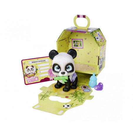 Pamper Petz Panda Baby Figur – Trink- & Nässfunktion, Magische Pfote – Simba Toys