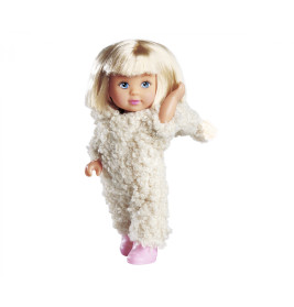 Simba Evi Love Cute Teddy Puppe: 12 cm mit weichem Teddy-Einteiler | Simba 105733684