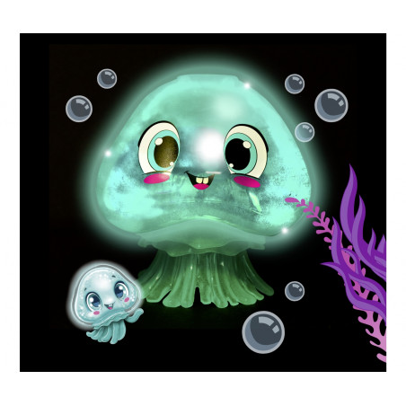 Simba Glibbi Glowy Qualle – Magischer Leuchtschleim für Badespaß & Spiel