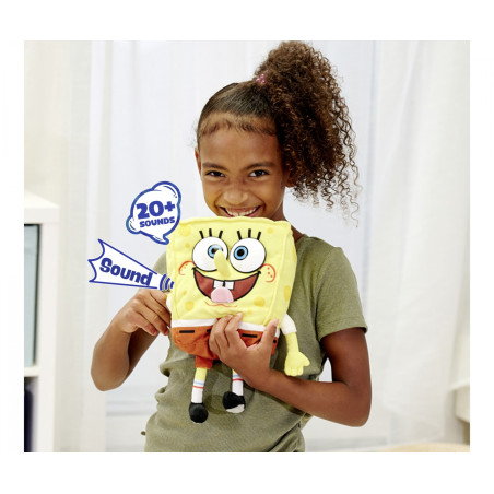 Spongebob Funktionsplüsch mit Sound & rollenden Augen – 30cm, ab 0 Monate