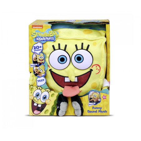Spongebob Funktionsplüsch mit Sound & rollenden Augen – 30cm, ab 0 Monate