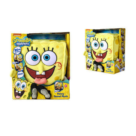 Spongebob Funktionsplüsch mit Sound & rollenden Augen – 30cm, ab 0 Monate