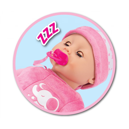 Zapf Creation Laura Schlummerzeit Puppe – Interaktive Babypuppe ab 18 Monate