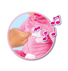 Zapf Creation Laura Schlummerzeit Puppe – Interaktive Babypuppe ab 18 Monate