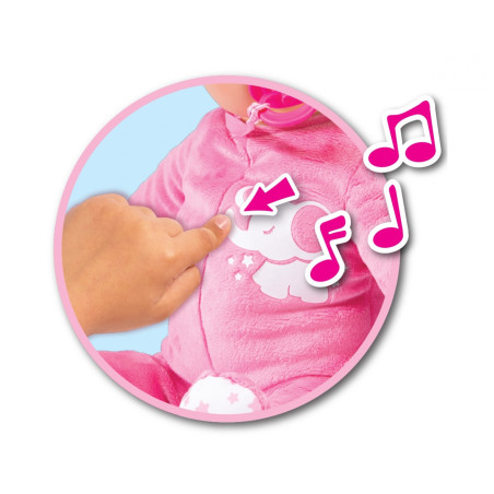 Zapf Creation Laura Schlummerzeit Puppe – Interaktive Babypuppe ab 18 Monate