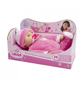 Zapf Creation Laura Schlummerzeit Puppe – Interaktive Babypuppe ab 18 Monate