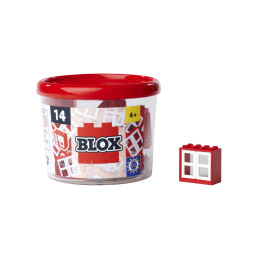 Simba Blox Fenster & Rahmen Set: 14 Rahmen & 28 Fenstereinsätze (mehrfarbig) | Simba 104114557