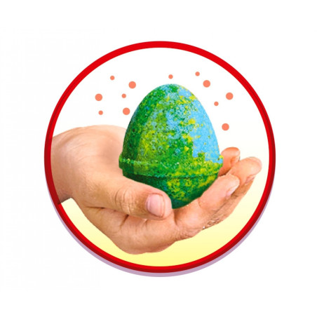 Glibbi Blubber Ei Badebomben – 4 sprudelnde Badekugeln für farbigen Badespaß (ab 3 J.)