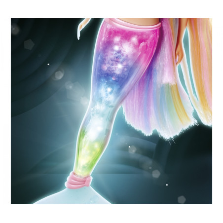 Steffi Love Magic Rainbow Mermaid – Funkelnde Meerjungfrauen-Puppe mit Licht