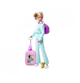 Steffi Love Travel Set – Puppe mit Koffer, Rucksack & Hund | Simba Toys