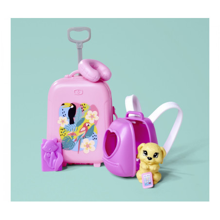 Steffi Love Travel Set – Puppe mit Koffer, Rucksack & Hund | Simba Toys