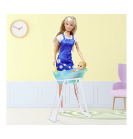 Steffi Love Baby Bath Puppenset mit Baby & Badewanne - Ab 3 Jahren