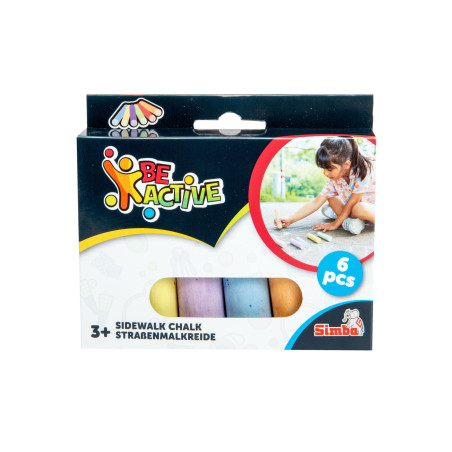 6 Straßenmalkreiden