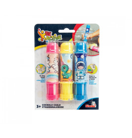 3 Straßenmalkreide-Halter