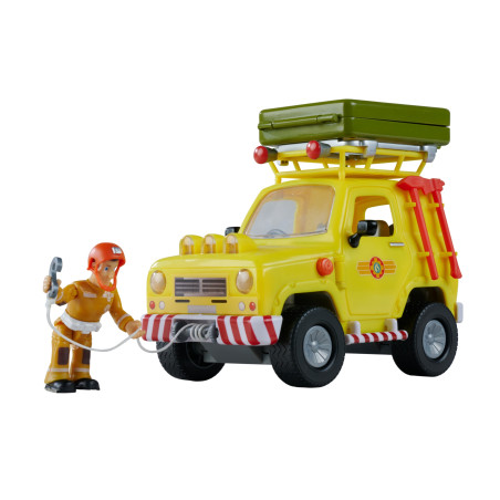 Feuerwehrmann Sam Geländewagen mit Dachzelt & Figur – Simba Toys
