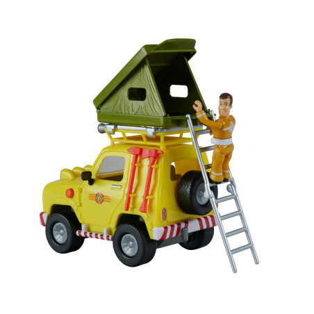 Feuerwehrmann Sam Geländewagen mit Dachzelt & Figur – Simba Toys
