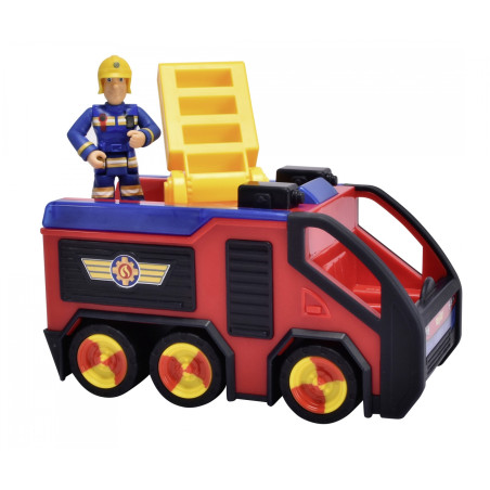 Feuerwehrmann Sam Jupiter Feuerwehrfahrzeug mit Figur - 17cm Spielset ab 3 Jahre