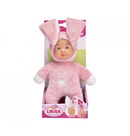 Simba Toys Laura Funny Bunny Baby-Puppe mit aufstellbaren Ohren – 24cm