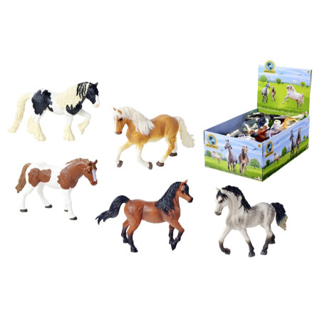 Simba Pferde – 5 sortierte detailgetreue Spielfiguren für Pferdefans (104342680)