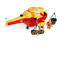 Feuerwehrmann Sam Hubschrauber Wallaby II U – Licht, Sound & Tom Figur (34cm)
