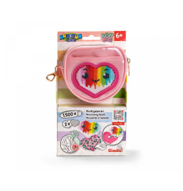 Art&Fun (Dickie Toys) Beadbag Perlen Set Herz | Bastelset für Kinder | Kreativität & Motorik (4006592096991)