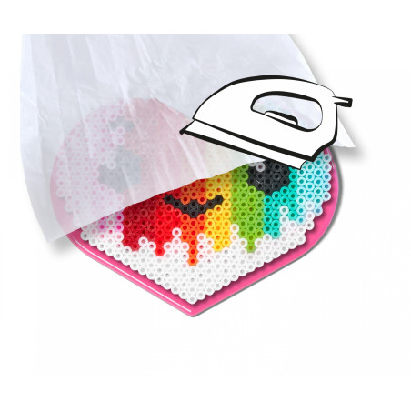 Art&Fun (Dickie Toys) Beadbag Perlen Set Herz | Bastelset für Kinder | Kreativität & Motorik (4006592096991)