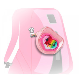 Art&Fun (Dickie Toys) Beadbag Perlen Set Herz | Bastelset für Kinder | Kreativität & Motorik (4006592096991)