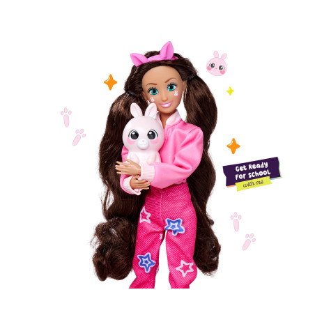 Kawaii Hi Lucy Puppe 15cm – Spielzeug mit Zubehör für Kinder ab 3 Jahren