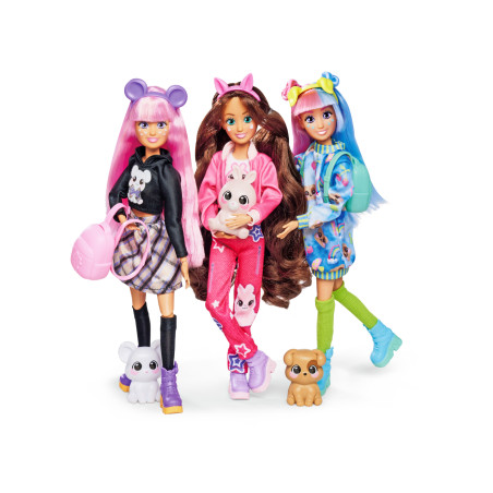 Kawaii Hi Lucy Puppe 15cm – Spielzeug mit Zubehör für Kinder ab 3 Jahren