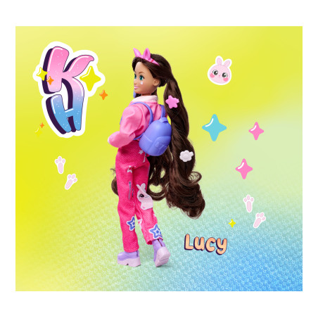 Kawaii Hi Lucy Puppe 15cm – Spielzeug mit Zubehör für Kinder ab 3 Jahren