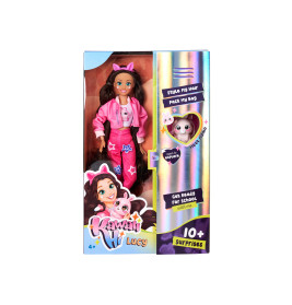 Kawaii Hi Lucy Puppe 15cm – Spielzeug mit Zubehör für Kinder ab 3 Jahren